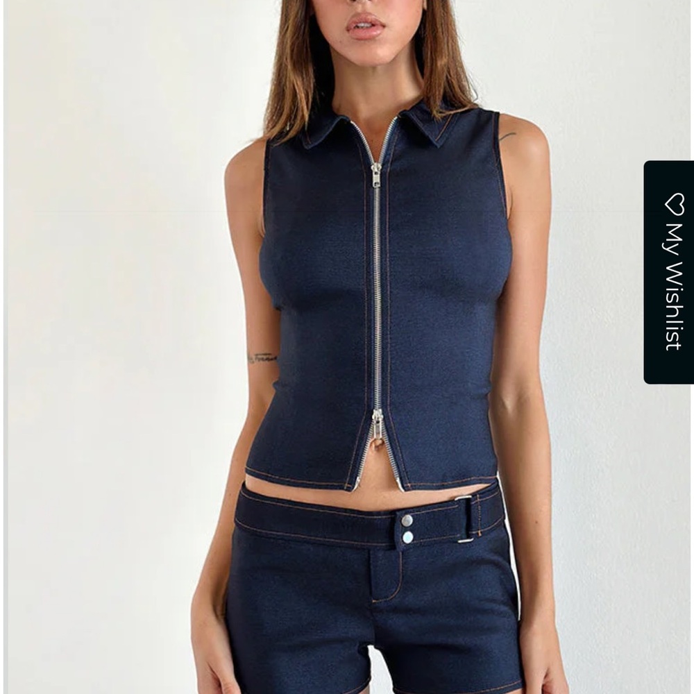 MOTEL ROCKS denim vest